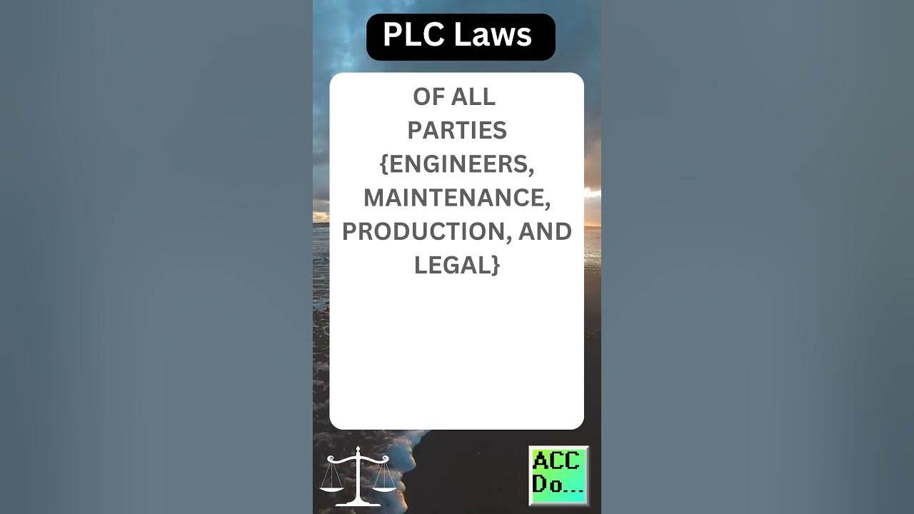 'Video thumbnail for PLC Laws #42 - SERVICE AGREEMENTS WILL NEVER MEET THE...'