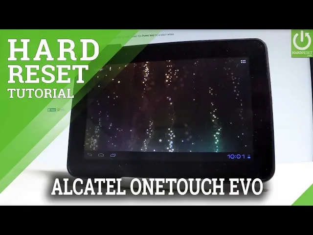 Video thumbnail for ALCATEL One Touch Evo HARD RESET / WIPE DATA / FORMAT