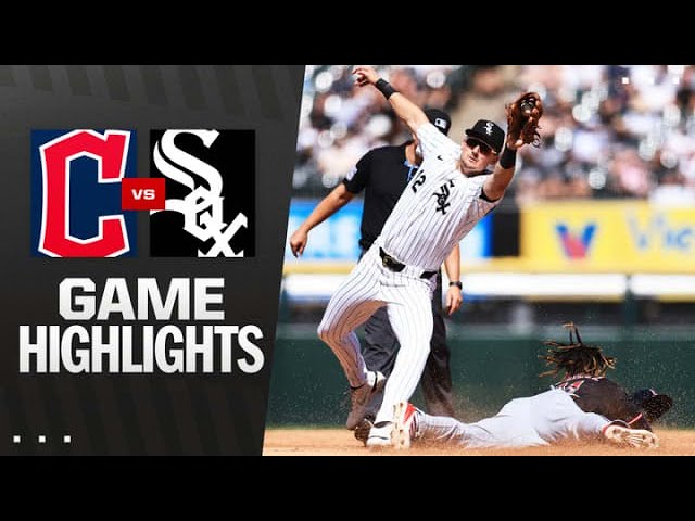 Video thumbnail for Cleveland Guardians at Chicago White Sox Full-Game Highlights! | 07/12/2025
