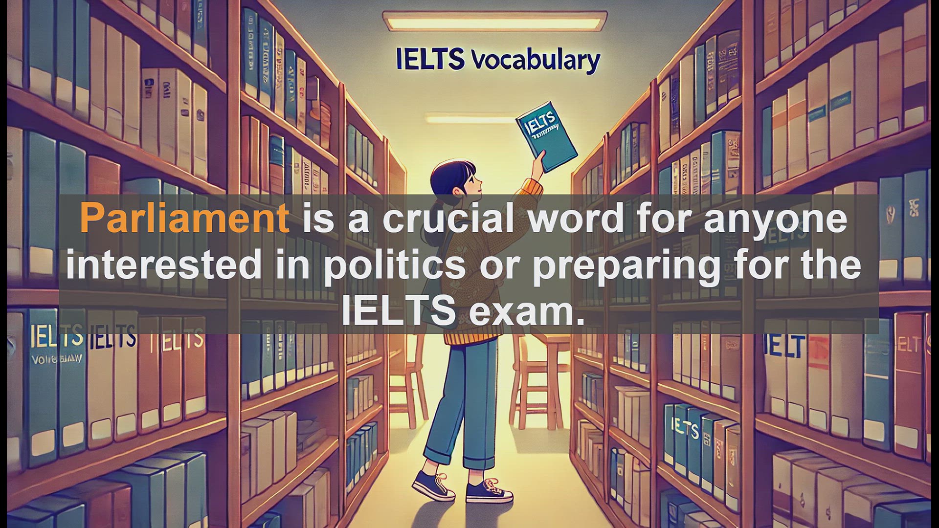 'Video thumbnail for 2500 Must Know IELTS 6.5 Vocabulary - Parliament: Key Term for IELTS and Political Discussions'