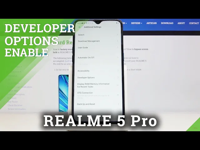 Video thumbnail for How to Access Developer Options in REALME 5 Pro – Developer Features