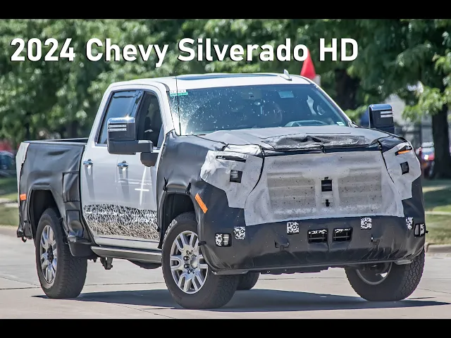 Video thumbnail for NEW 2024 Silverado HD Prototype SPIED w/ Animated Lighting -- Spy Photography