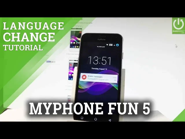 Video thumbnail for How to Change Language in myPhone Fun 5 - Language Settings