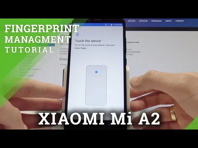 Video thumbnail for How to Add Fingerprint on XIAOMI Mi A2 - Set Up Pattern Lock Tutorial