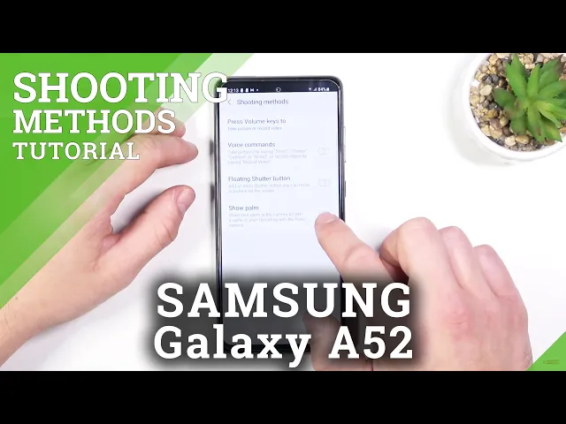 Video thumbnail for How to Take Selfies By Using Palm in SAMSUNG Galaxy A52 - Shooting Methods