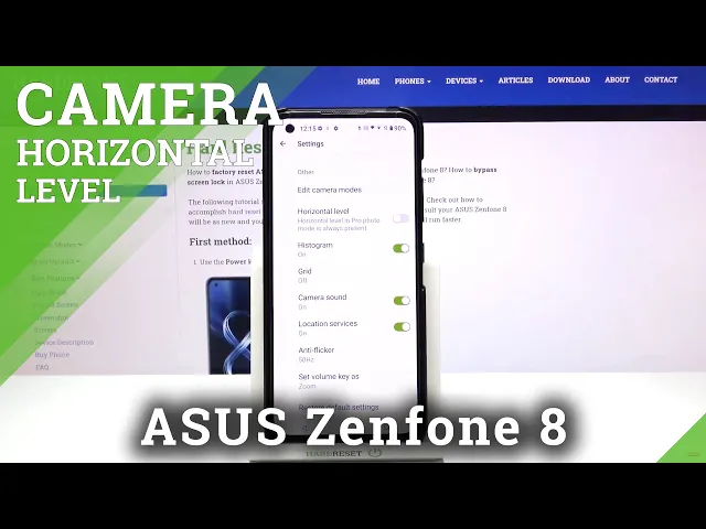 Video thumbnail for How to Use Camera Leveler on ASUS Zenfone 8 – Horizontal Leveler
