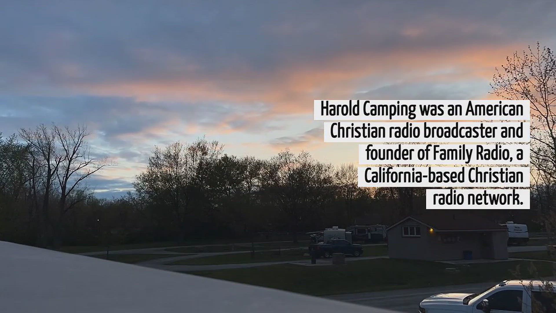 Video thumbnail for Who Is Harold Camping Of Family Radio