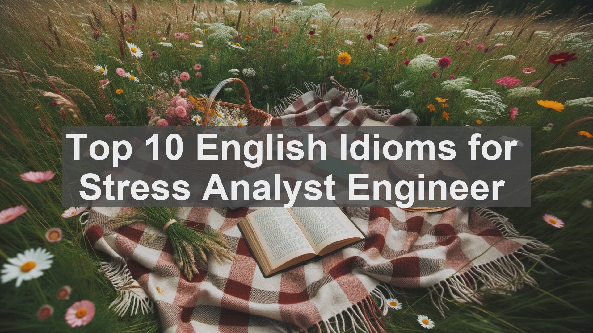 'Video thumbnail for Top 10 English Idioms for Stress Analyst Engineer'
