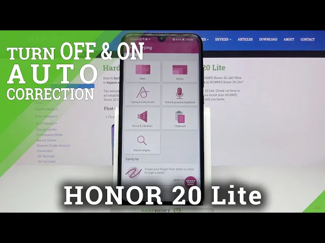 Video thumbnail for Honor 20 Lite - Turn On Auto Correction