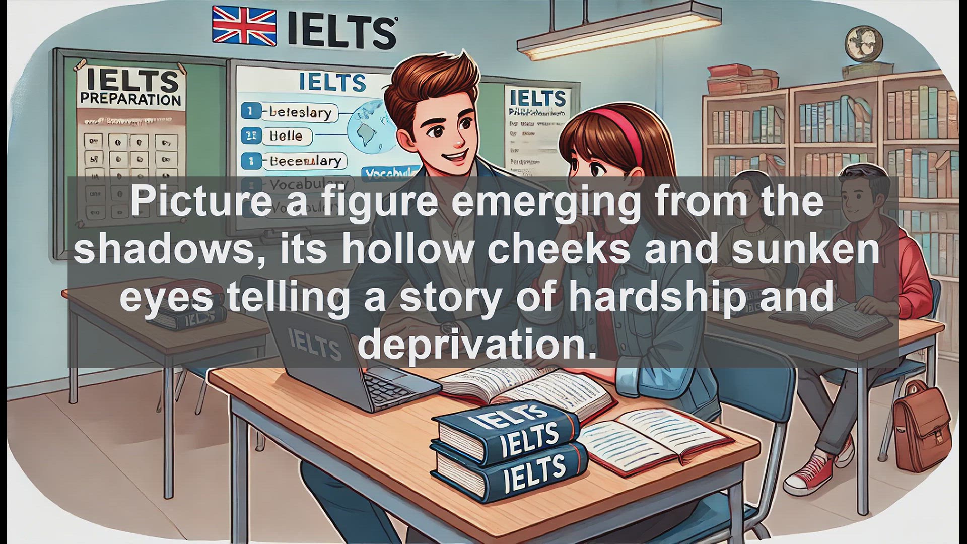 'Video thumbnail for 2000 Must Know IELTS 9.0 Vocabulary - Mastering 'Gaunt': A Powerful Word for IELTS Success'