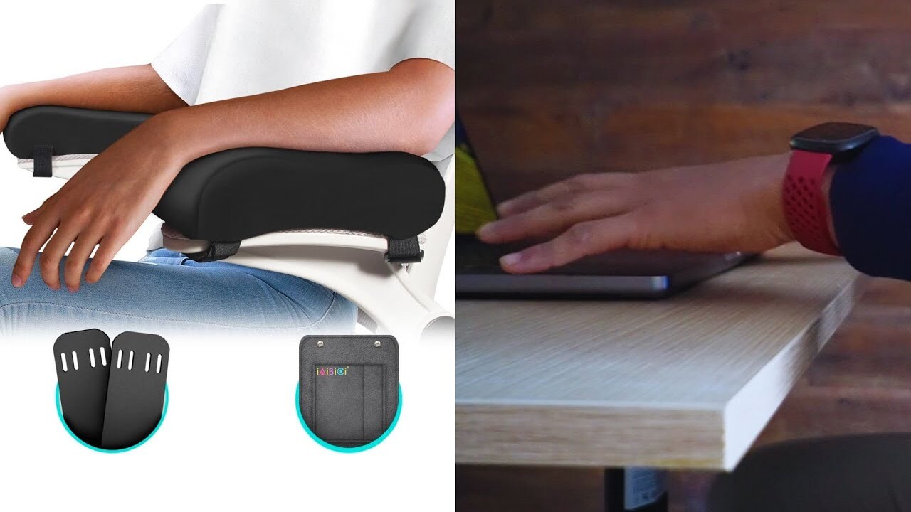 Video thumbnail for Ergonomic Office Chair Arm Covers Review