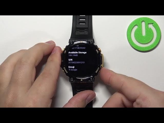 Video thumbnail for Amazfit T Rex 2 - How To Check Serial Number