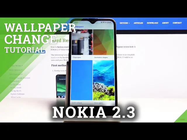 Video thumbnail for How to Change Wallpaper in NOKIA 2.3 – Display Settings