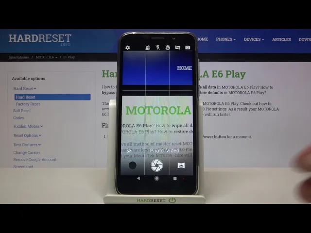Video thumbnail for How to Turn On Camera Grid Lines on MOTOROLA Moto E6 Play – Grid Lines