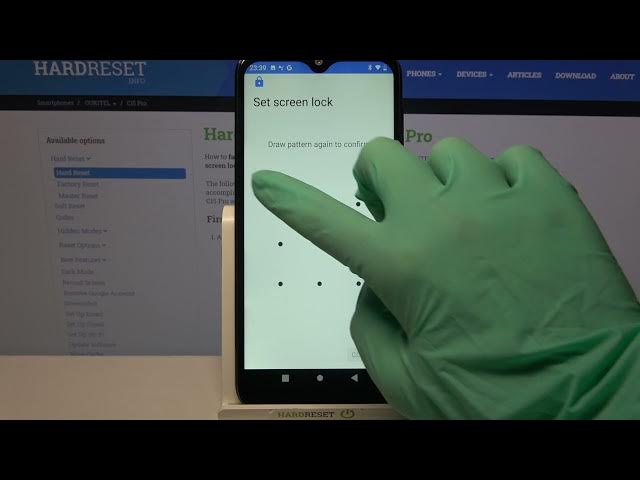 Video thumbnail for Lock Screen Settings - OUKITEL C15 Pro and Lock Method
