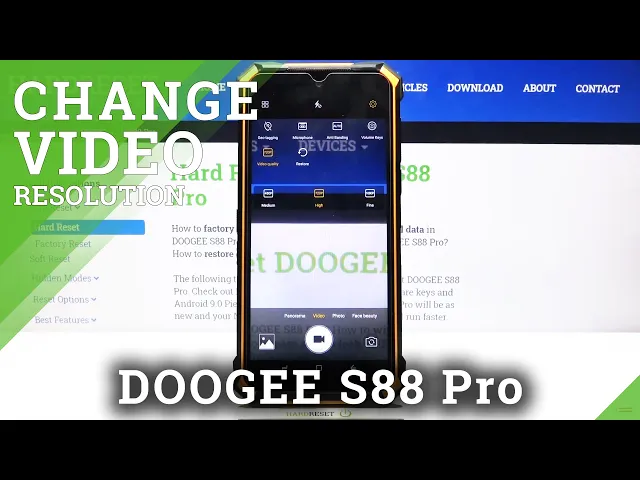 Video thumbnail for How to Change Video Quality in DOOGEE S88 Pro – Recording Resolution