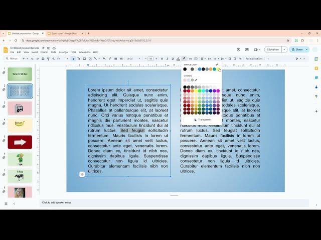 Video thumbnail for How to Highlight Text on Google Slides