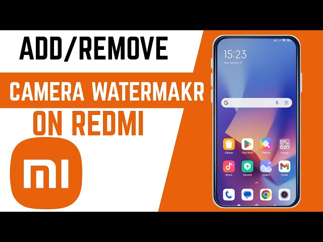 Video thumbnail for How To Add/Remove Camera Watermark On Xiaomi Redmi Smartphone