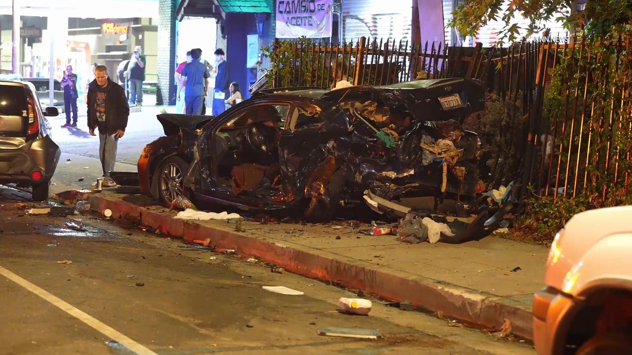 Video thumbnail for US, Los Angeles: Arleta Major Collision Causes Critical Injury.