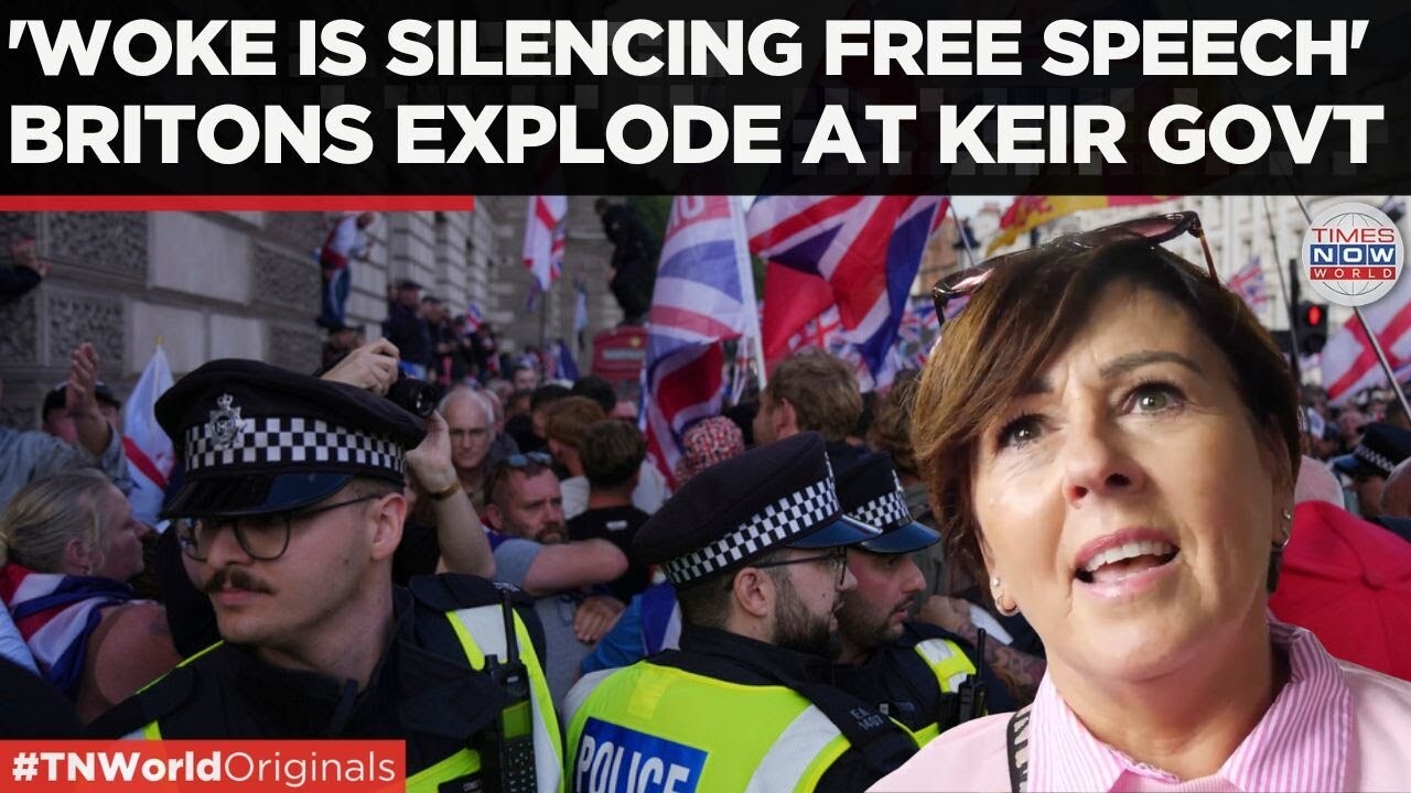 Video thumbnail for ‘Whose Streets? Our Streets!’ 110k March in London, Robinson Leads Fury Against State Crackdown