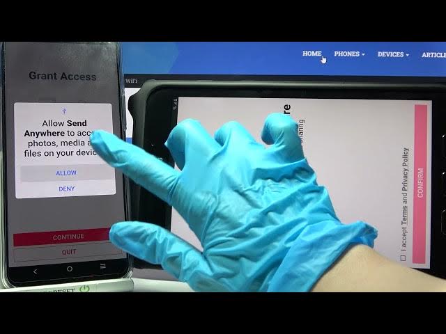 Video thumbnail for Transfer files from an Android Device to Samsung Galaxy Tab Active 2 – Send anywhere