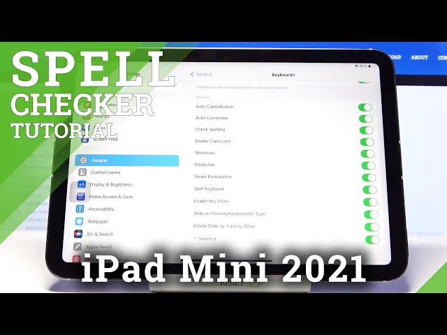 Video thumbnail for How to Activate Spell Check on iPad Mini 2021 – Text Correction Options
