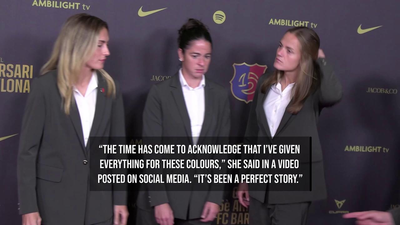 Video thumbnail for Two-Time Ballon d'Or Winner Alexia Putellas Exits Barça.