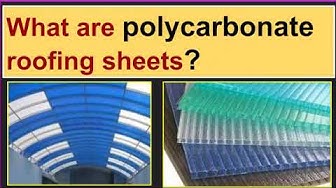 'Video thumbnail for What are polycarbonate roofing sheets?'