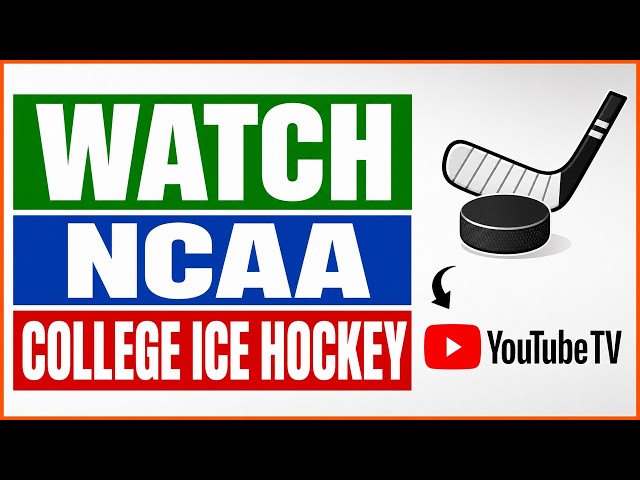 Video thumbnail for How To Watch NCAA College Ice Hockey On YouTube TV? [in 2026]