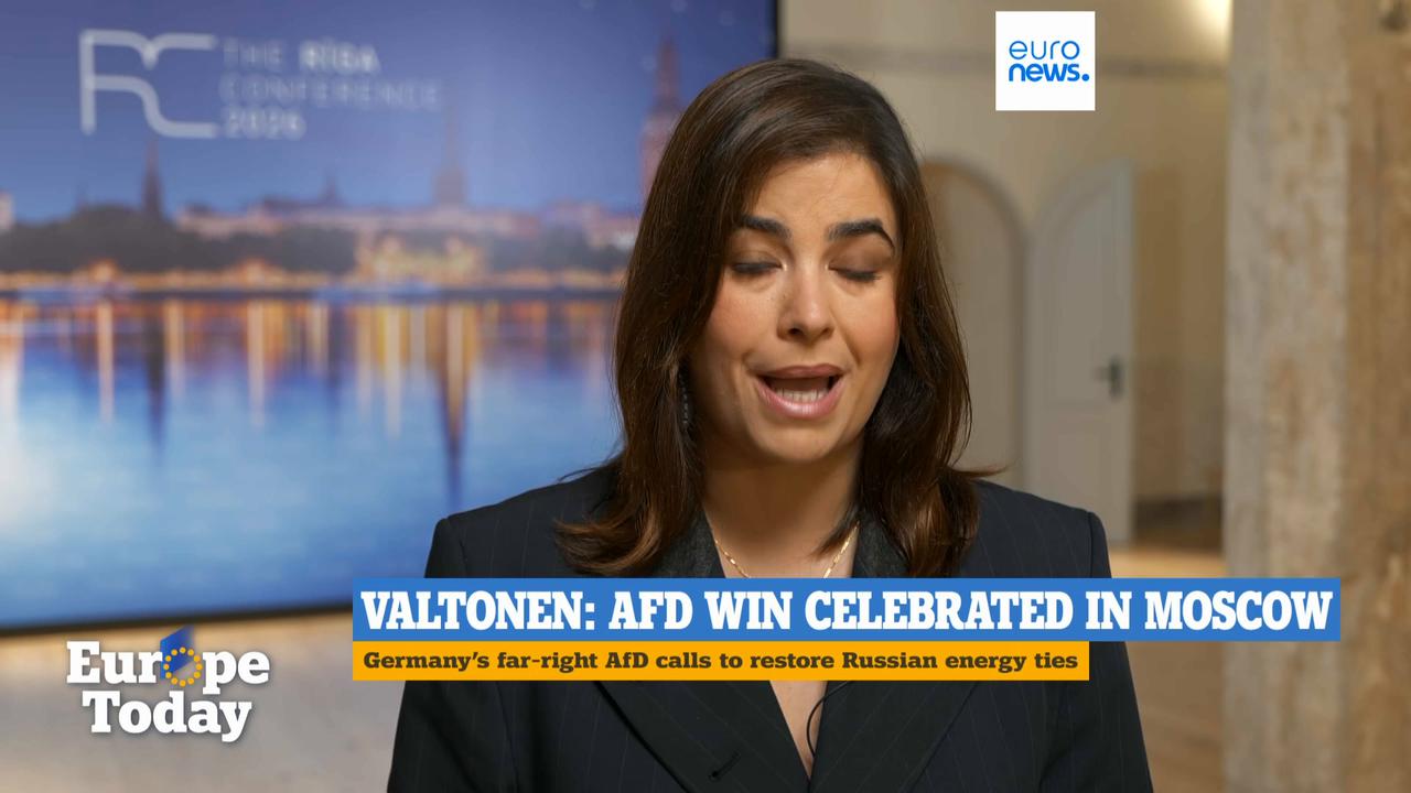 Video thumbnail for Moscow 'happy' with AfD victory in German regional elections, says Finnish foreign minister