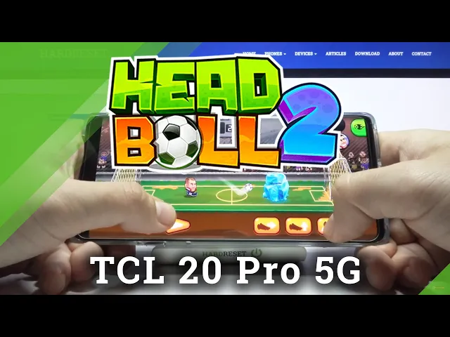 Video thumbnail for Gaming Quality Test on TCL 20 Pro 5G - Head Ball 2 Gameplay