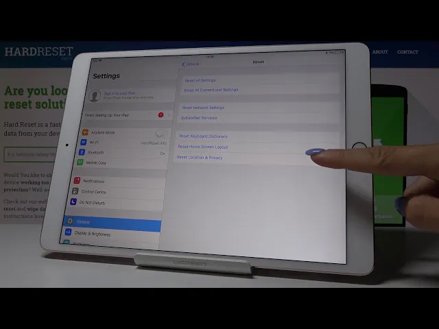 Video thumbnail for How to Reset Location & Privacy on iPad Pro 10.5 - Delete Location Info
