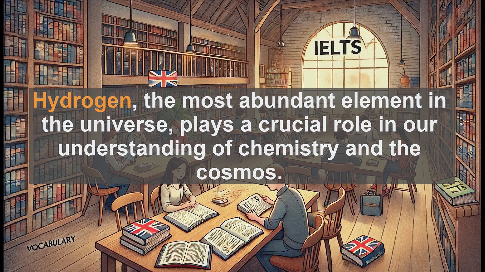 'Video thumbnail for 5000 Must Know IELTS 8.0 Vocabulary - Hydrogen: Key Element for IELTS Band 8.0 Vocabulary'