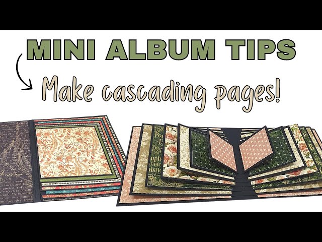 Video thumbnail for Mini Album Tip 3:  Cascading Album Pages
