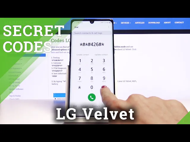 Video thumbnail for Secret Codes for LG Velvet – Testing Mode / IMEI Number / Calendar Storage