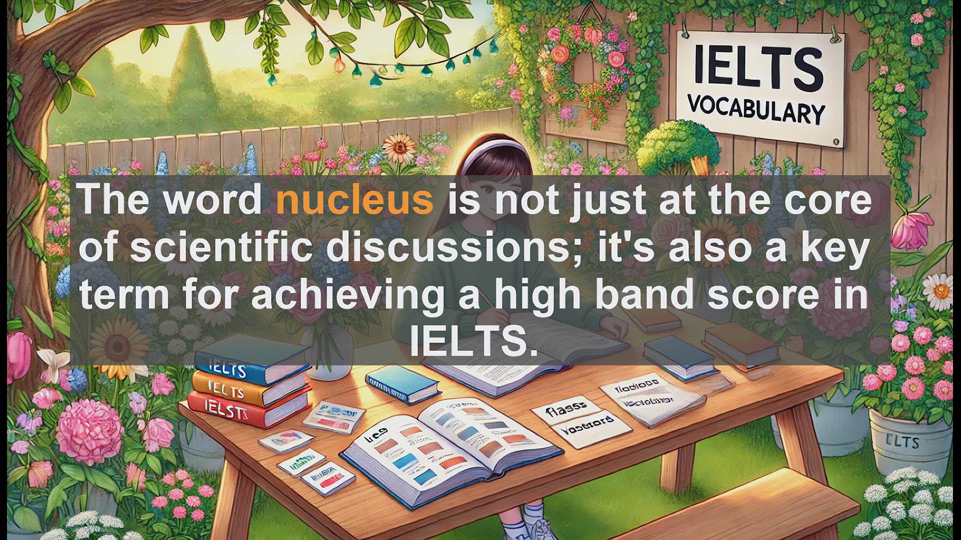 'Video thumbnail for 5000 Must Know IELTS 8.0 Vocabulary - Master 'Nucleus' for IELTS Success: Key Vocabulary Explained'