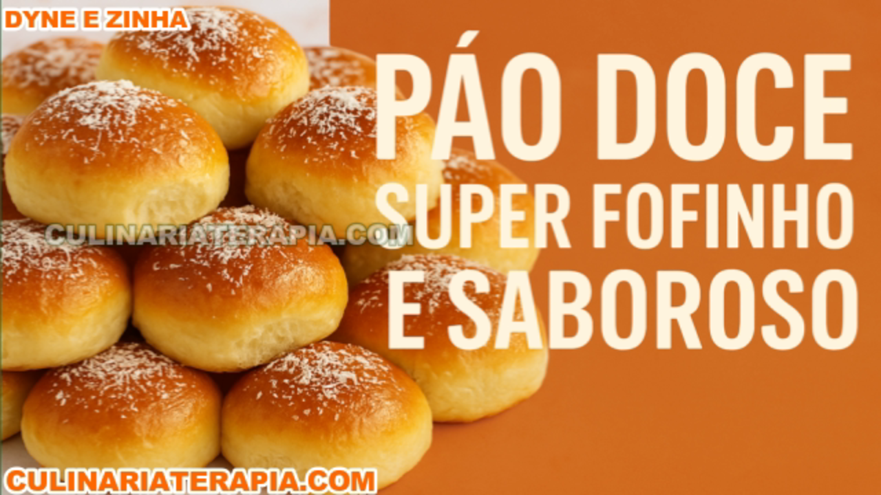 Video thumbnail for Pão Doce Super Fofinho e Saboroso