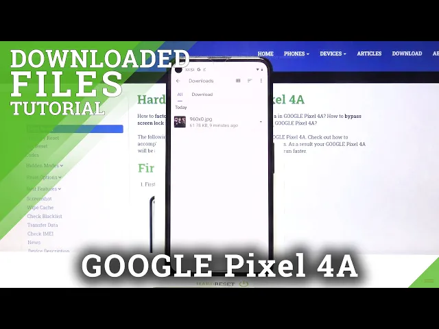 Video thumbnail for How to Locate Download Files in Google Pixel 4A – Access Downloads