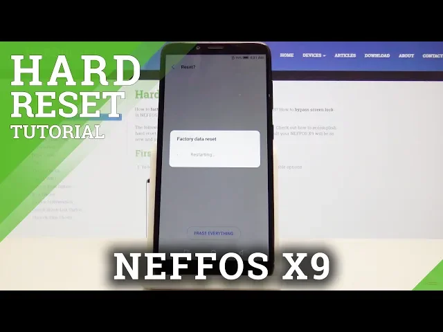 Video thumbnail for How to Perform Hard Reset in NEFFOS X9 - Wipe Data Instructions