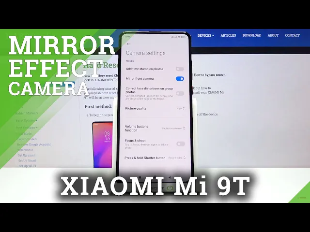 Video thumbnail for Xiaomi Mi 9T - How to Turn On / Off Camera Mirror Effect