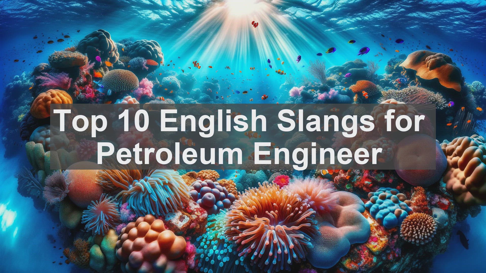 'Video thumbnail for Top 10 English Slangs for Petroleum Engineer'