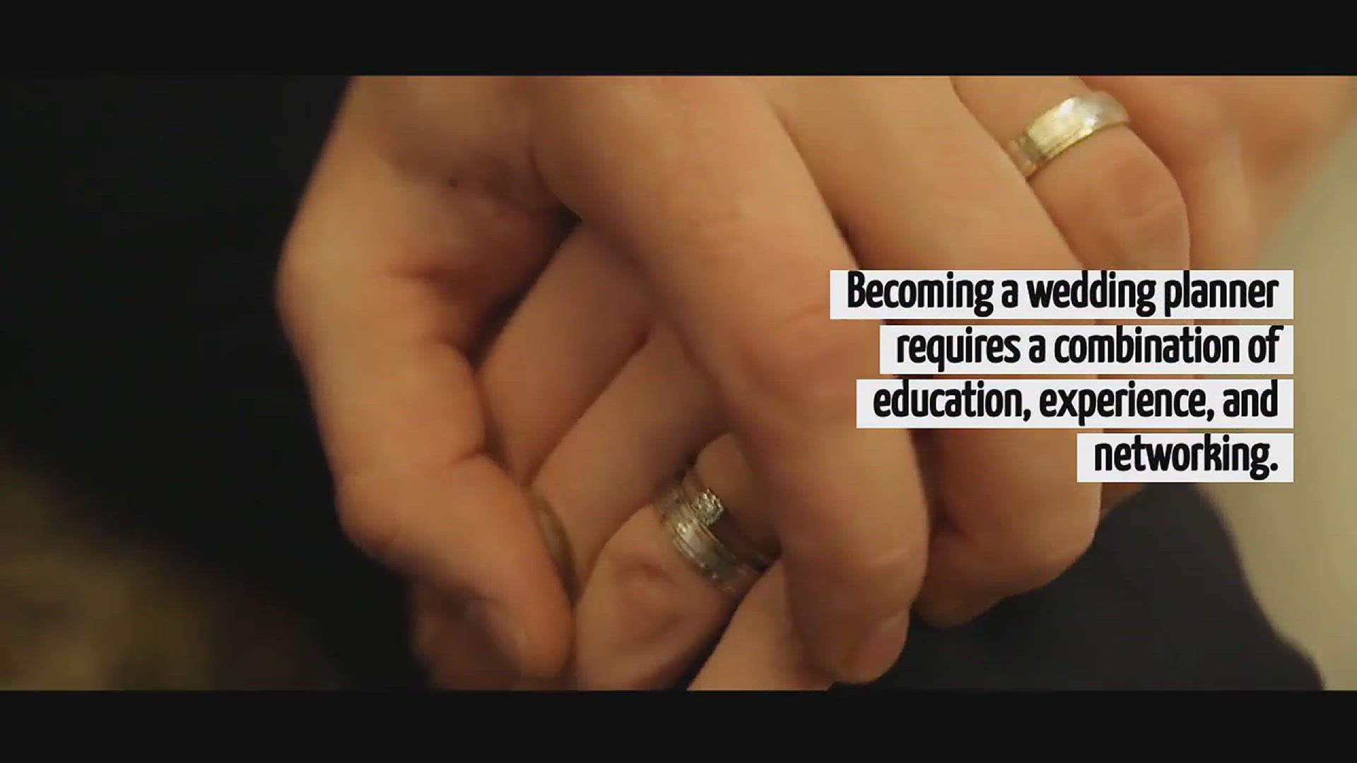 Video thumbnail for How To Become A Wedding Planner