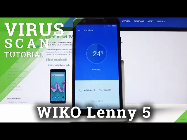 Video thumbnail for How to Scan Virus in WIKO Lenny 5 - Anti-Virus
