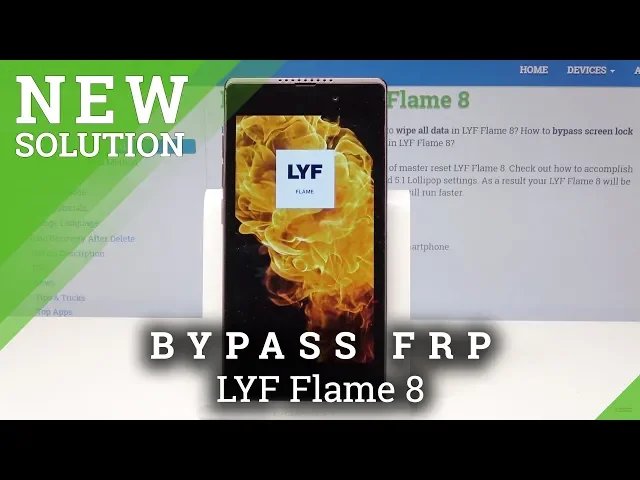 Video thumbnail for LYF Flame 8 BYPASS GOOGLE VERIFICATION / Unlock FRP / Skip Google Account
