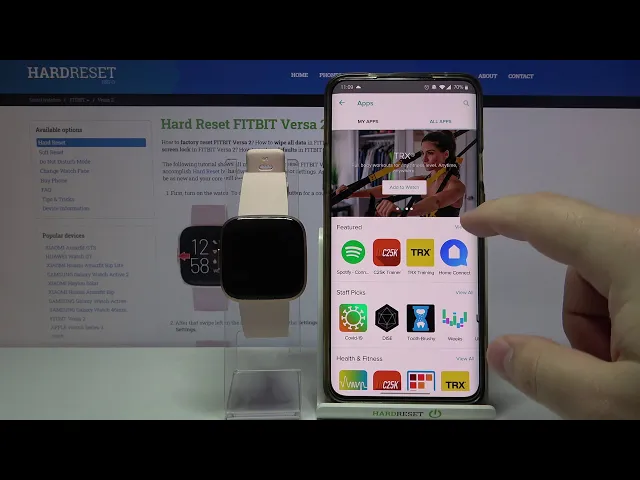 Video thumbnail for How to Install Apps in FITBIT Versa 2 – Download Third-Party App