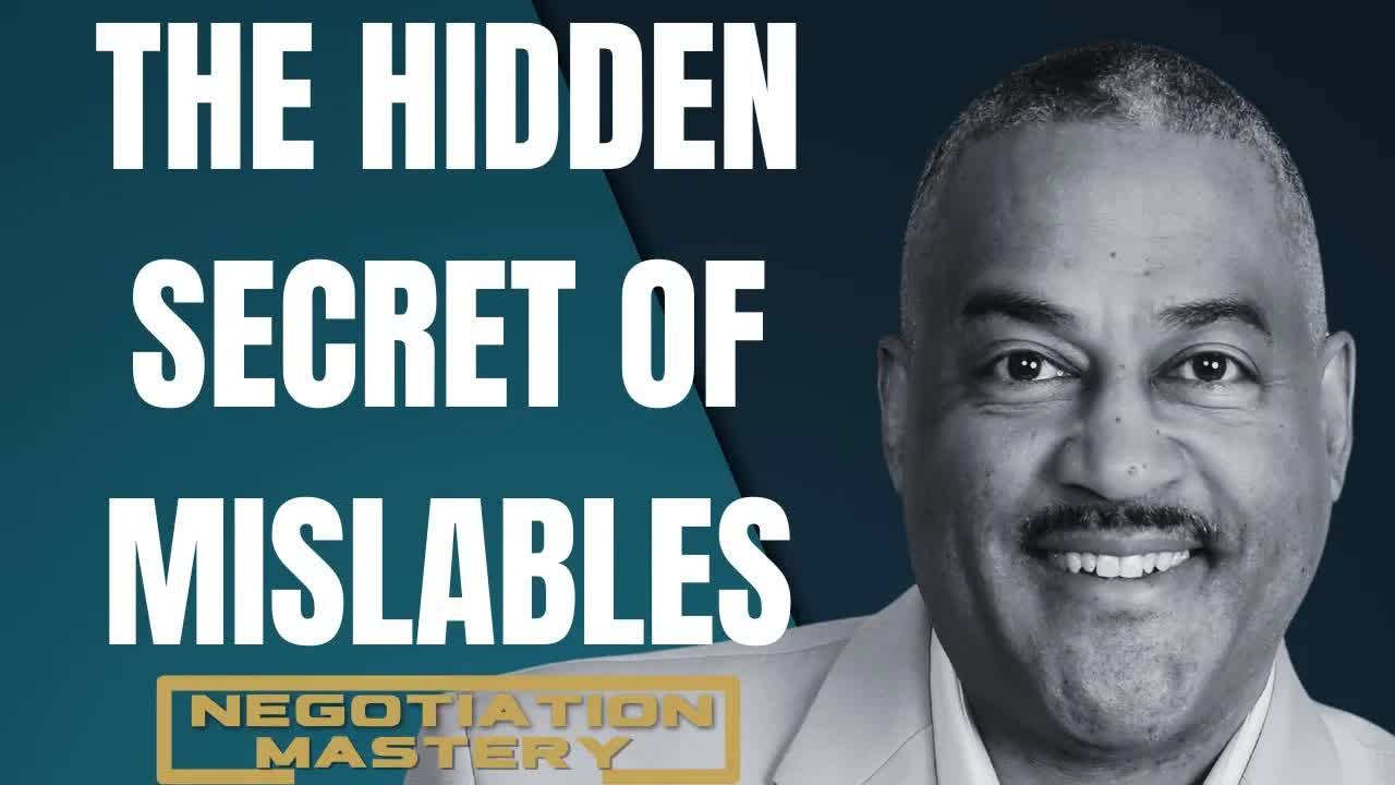 Video thumbnail for Negotiation Mastery: uncover the truth with mislabeling: tactical empathy and negotiation power