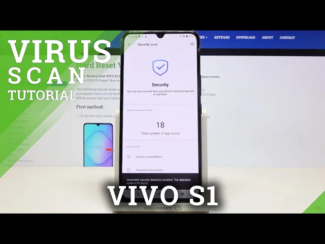 Video thumbnail for How to Virus Scan Vivo S1 – Detect Malware