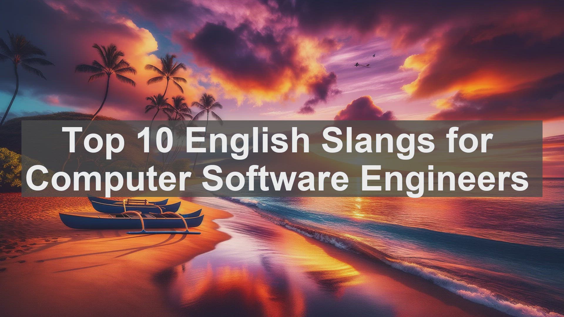 'Video thumbnail for Top 10 English Slangs for Computer Software Engineers'