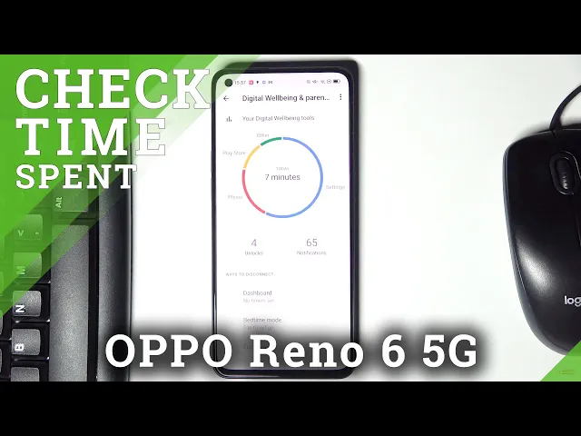 Video thumbnail for How to Check Total Screen Time in OPPO Reno 6 5G - Find Total Phone Usage Time On Oppo Reno 6 5G