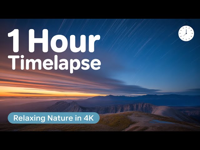 Video thumbnail for 1 Hour of Stunning 4K Timelapse Landscapes | Relaxing Nature Footage [CC License]